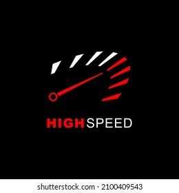 
High speed icon design. Logo vector illustration