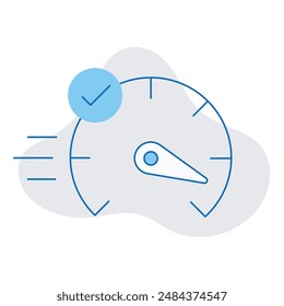 High speed icon, Maximizing Efficiency with High-Speed Technology, High-Speed Solutions for Modern Businesses icon
