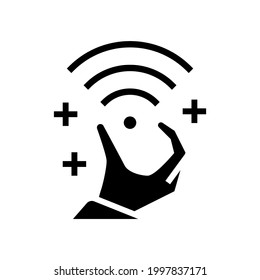 High Speed Internet Access Glyph Icon Vector. High Speed Internet Access Sign. Isolated Contour Symbol Black Illustration