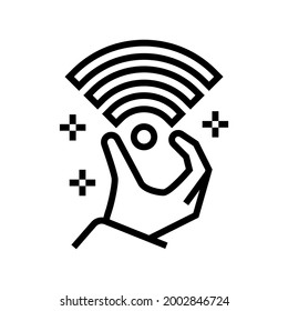 High Speed Internet Access Line Icon Vector. High Speed Internet Access Sign. Isolated Contour Symbol Black Illustration