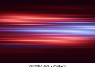 High speed light lines. Dynamic speed effect.