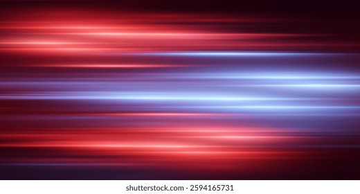 High speed light lines. Dynamic speed effect.
