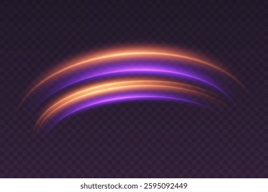 High speed light lines. Dynamic speed effect.