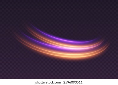 High speed light lines. Dynamic speed effect.