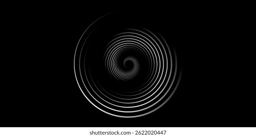 High speed line concept. Digital motion, sparkles and rays. Minimalistic creativity and art. Futuristic technology. Poster or banner. Linear vector illustration isolated on white background