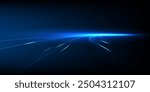 High speed line movement design. Hi-tech. Abstract technology background. Vector illustration.