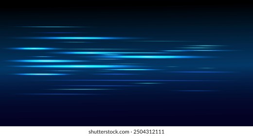 High speed line movement design. Hi-tech. Abstract technology background. Vector illustration.
