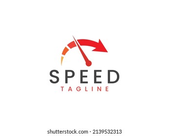 Vorlage für minimalistisches Hochgeschwindigkeits-Logo