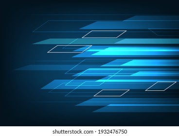 High speed movement, Abstract technology background. concept innovation. vector illustration.