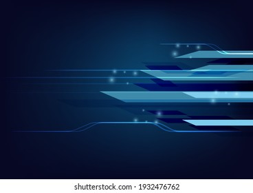 High speed movement, Abstract technology background. concept innovation. vector illustration.