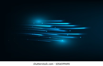 High speed movement design. Hi-tech. Abstract technology background. Vector illustration.