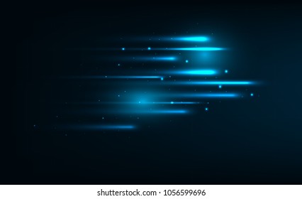 High speed movement design. Hi-tech. Abstract technology background. Vector illustration.