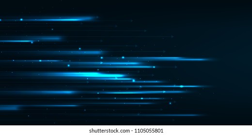 High speed movement design. Hi-tech. Abstract technology background. Vector illustration.