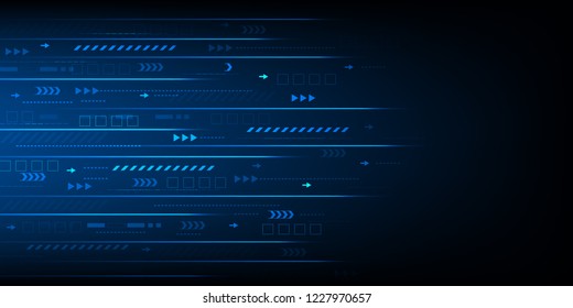 High speed movement design. Hi-tech. Abstract technology background. Vector illustration.