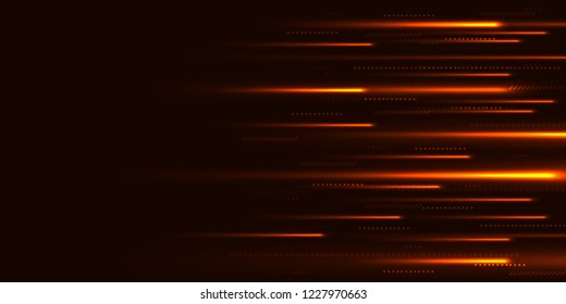 Hochgeschwindigkeitsbewegungsdesign. Hightech.Abstrakte Technologie, Hintergrund. Vektorgrafik.
