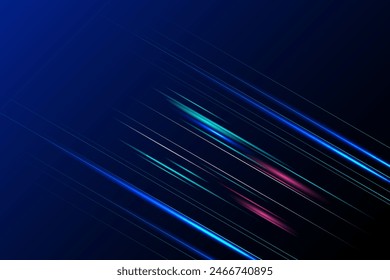 Diseño de movimiento de alta velocidad. Alta tecnología. Abstractas tecnología de fondo. Ilustración vectorial.