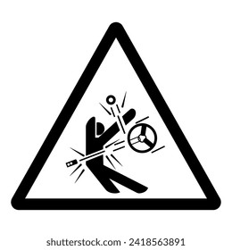 High Speed Moving Parts Symbol Sign,Vector Illustration, Isolate On White Background Label. EPS10