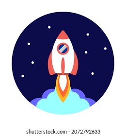 high speed rocket to the moon