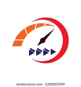 High speed symbol
 icon,logo illustration design template