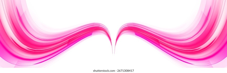 High speed IT technology concept, abstract stripes as data transfer on white background in png format. A colorful motion background of city light trails.