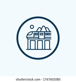 icono del tren de alta velocidad aislado en el fondo blanco de la colección de viajes. icono de tren de alta velocidad trendy y moderno símbolo de tren de alta velocidad para logotipo, web, app, UI.