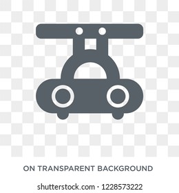 High speed tube icon.Trendy flat vector High speed tube icon on transparent background from Artificial Intelligence, Future Technology collection. High quality filled High speed tube symbol use for we