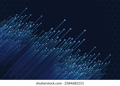 High speed wireless data connection technology. modern futuristic high speed technology background