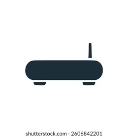High Speed Wireless Wifi Router technology logo vector illustration template design