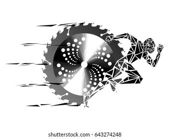 High speed,double exposure,saw blade design