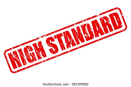 HIGH STANDARD red stamp text on white