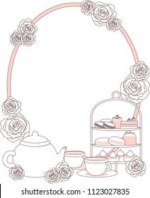 High tea set let's enjoy!