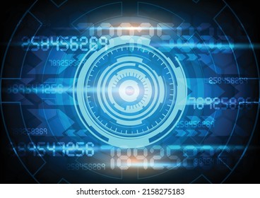 
high tech abstract background image number pattern