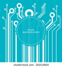 High tech abstract background. Vector graphic template.