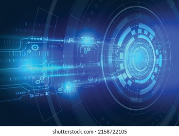 
high tech abstract technology background image