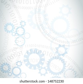 High Tech background for a variety of business application. Ideal for brochure, covers, presentation backgrounds and business cards.