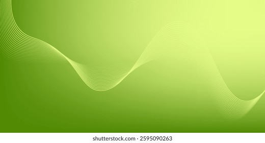 High tech blue green wave dark background. Abstract technology big data digital background.