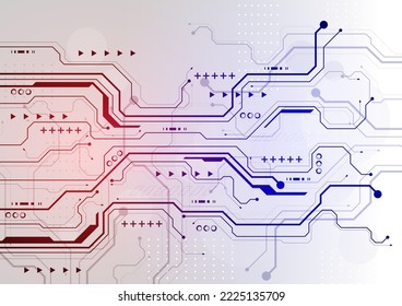 high tech circuit board concept abstract background image