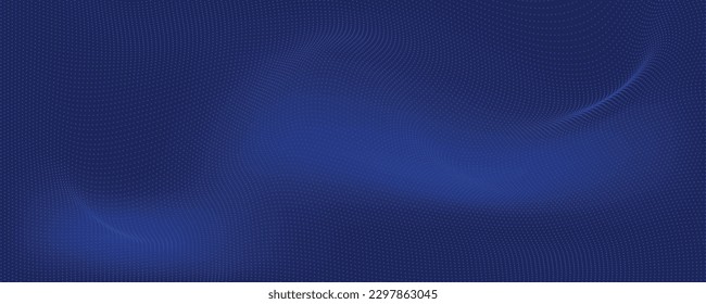 high tech computer illustration with purple and dark blue gradient background