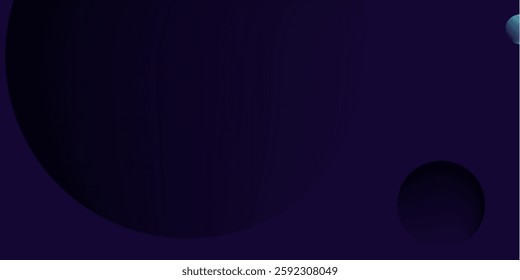 high tech computer illustration with purple and dark blue gradient background