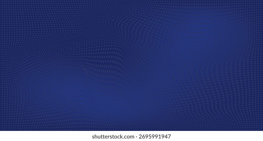 Ilustración de computadora de alta tecnología con fondo degradado púrpura y azul oscuro