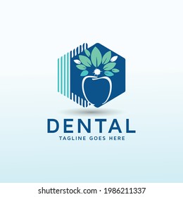 High tech Dentistry tree logo design