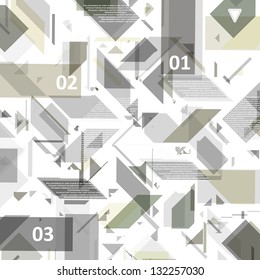 High Tech design for infographics, website template, vector illustration eps10.