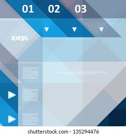 High Tech design for infographics, website template, vector illustration eps10.