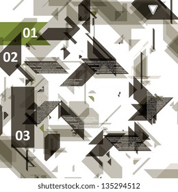 High Tech design for infographics, website template, vector illustration eps10.