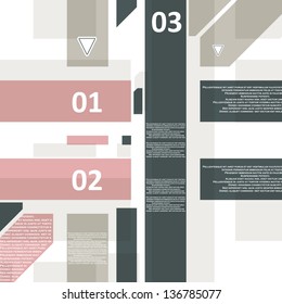 High Tech design for infographics, website template, vector illustration eps10.