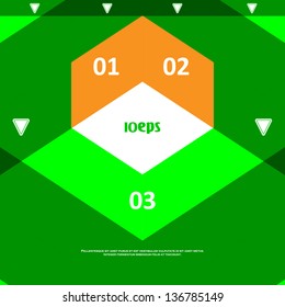 High Tech design for infographics, website template, vector illustration eps10.