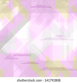 High Tech design for infographics, website template, vector illustration eps10.