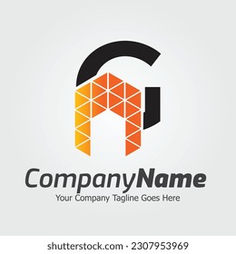 High tech digital logo template. Programming code and Coding school vector design. Cube networking logo 
