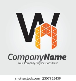 Plantilla de logotipo digital de alta tecnología. Código de programación y diseño vectorial de la escuela de codificación. Logo de la red de cubos 
