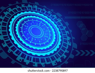 high tech digital technology network Abstract technology background, hi-tech communication concept, circuit board, vector illustration